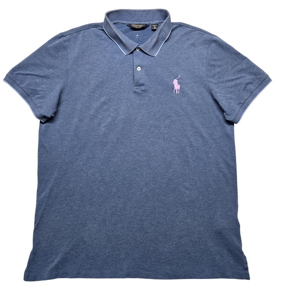 Polo Ralph Lauren Other - Polo Golf Ralph Lauren Polo‎ Shirt Mens XL Blue Pro Fit Big Pony Casual Peru